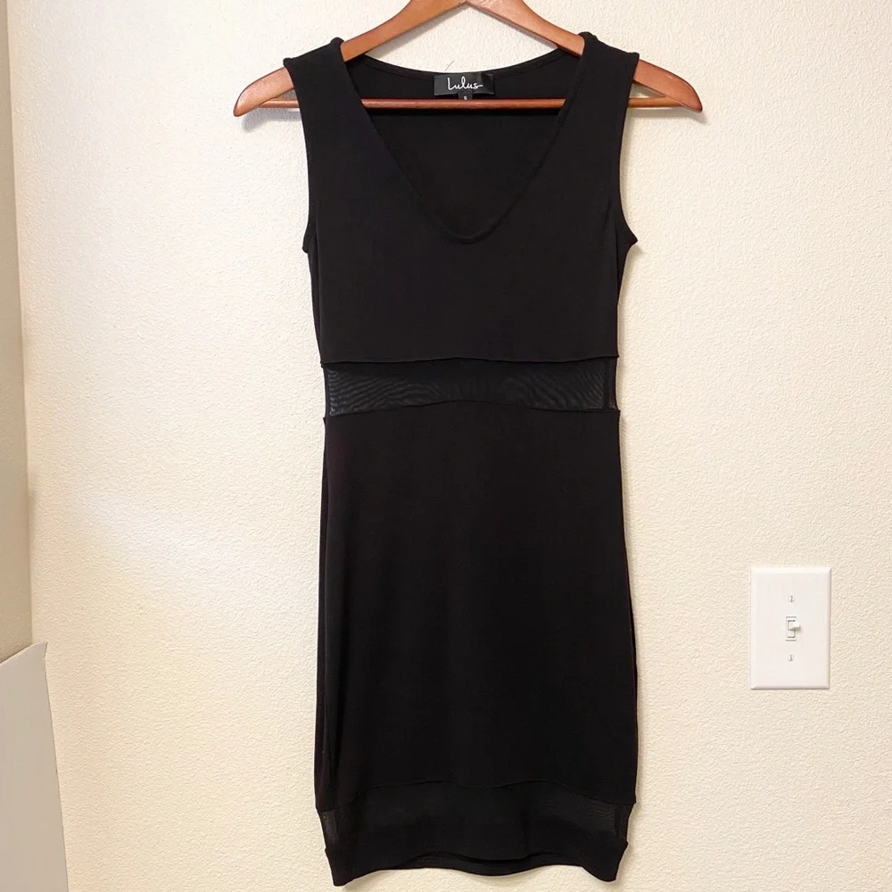 Lulus Mesh Black Bodycon Dress - Picture 7 of 11